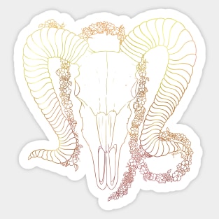 Capricorn - Colour outline Sticker